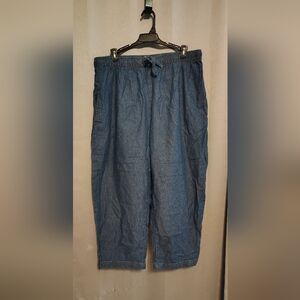 Vintage Just Class 100% Cotton Drawstring Denim Pants